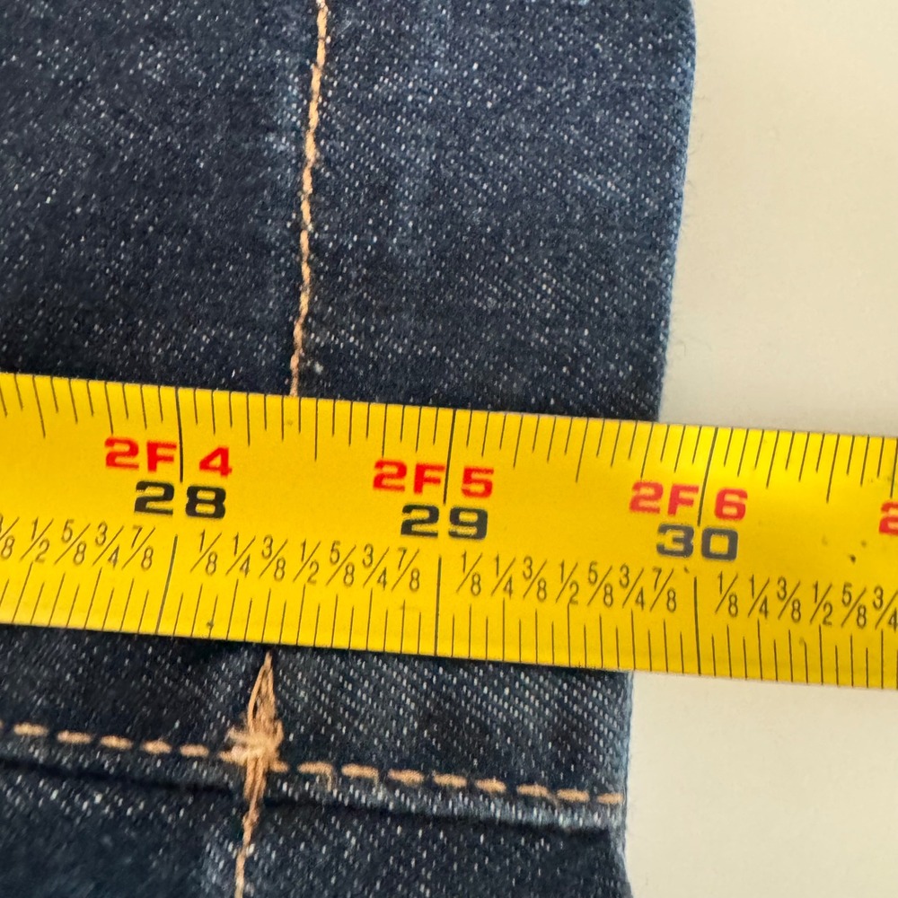 Sonoma Goods For Life Jeans Women 14 Blue Wide Leg High Rise Cropped Denim - Picture 8 of 10